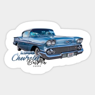 1958 Chevrolet Bel Air Impala Coupe Sticker